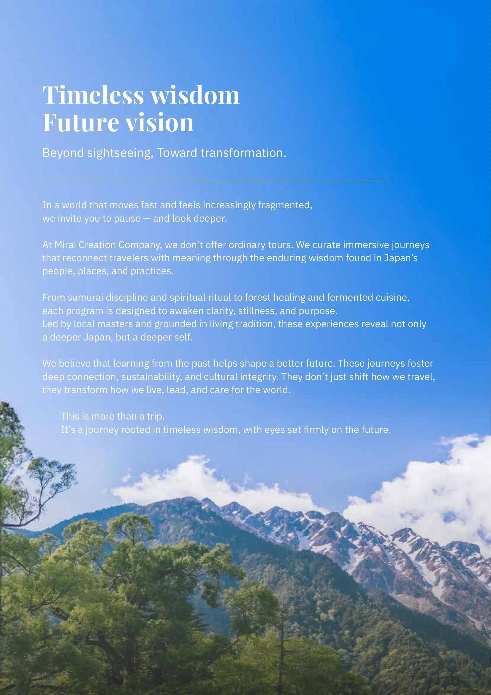 Partner brochure: introduction spread