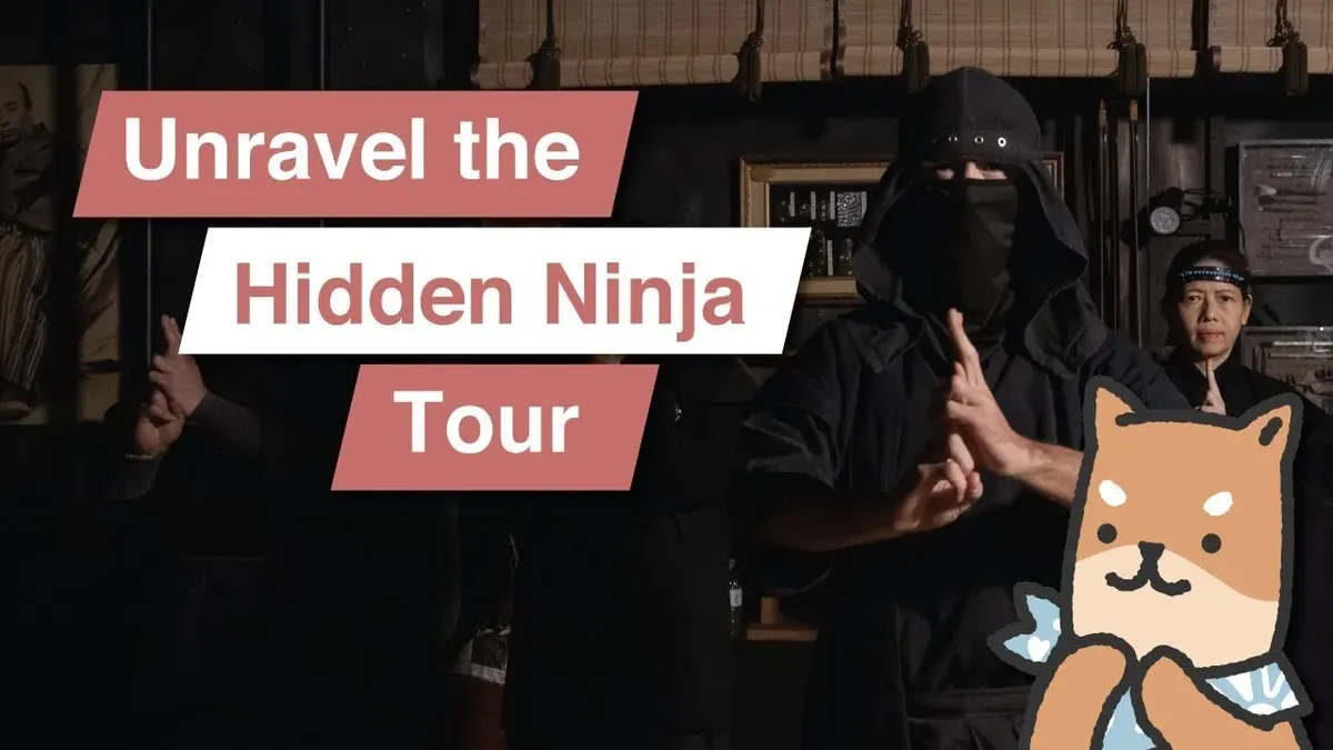 Ninja Training in Japan tour vlog, opening frame